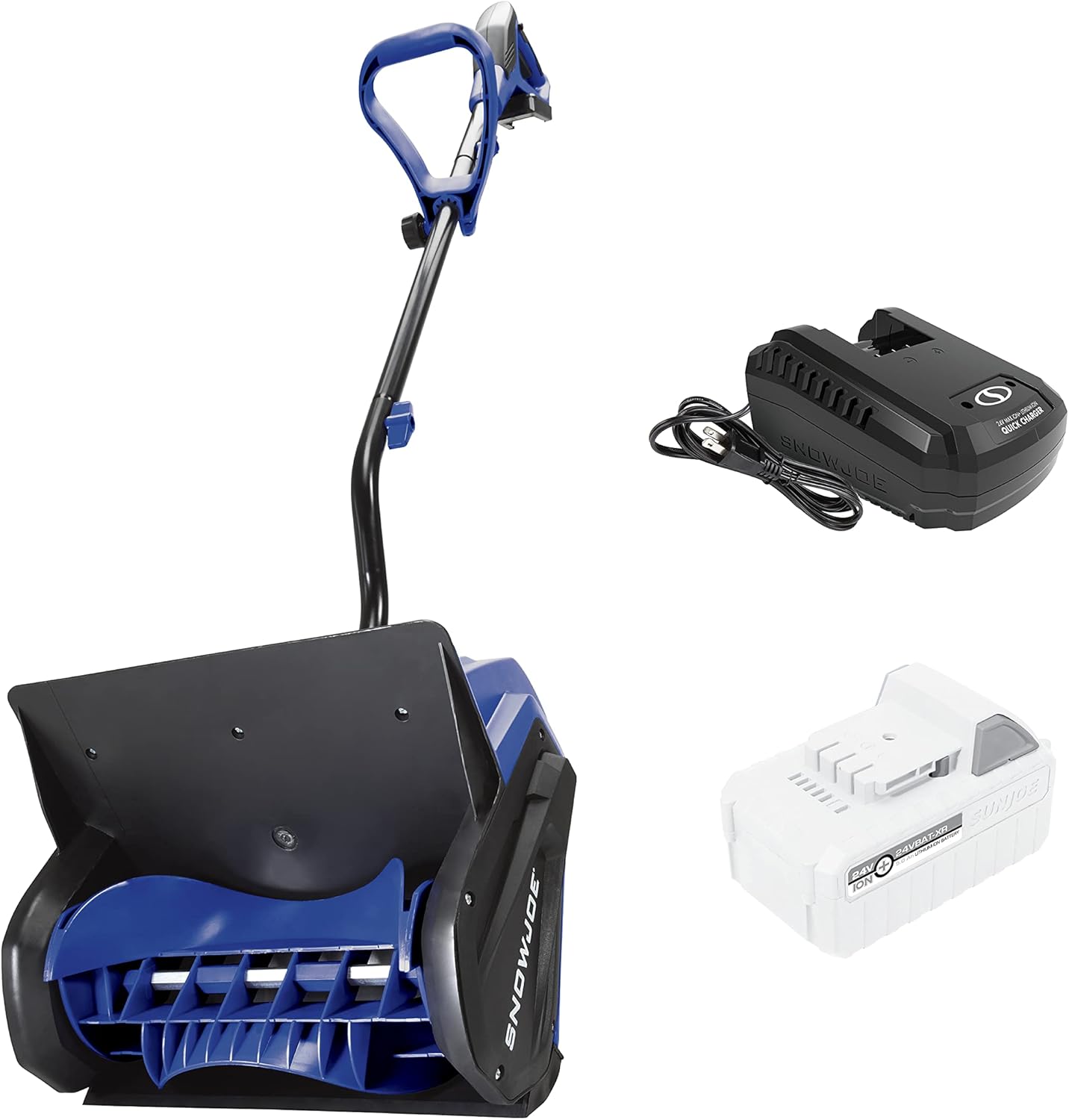 Snow Joe 24V-SS13 24-Volt iON+ 13-Inch 4-Ah Cordless Snow Shovel, Blue