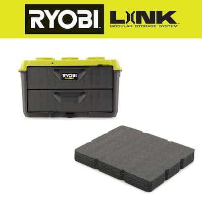 RYOBI LINK 2-Drawer Modular Tool Box - Shop Hardware Tools Online Store