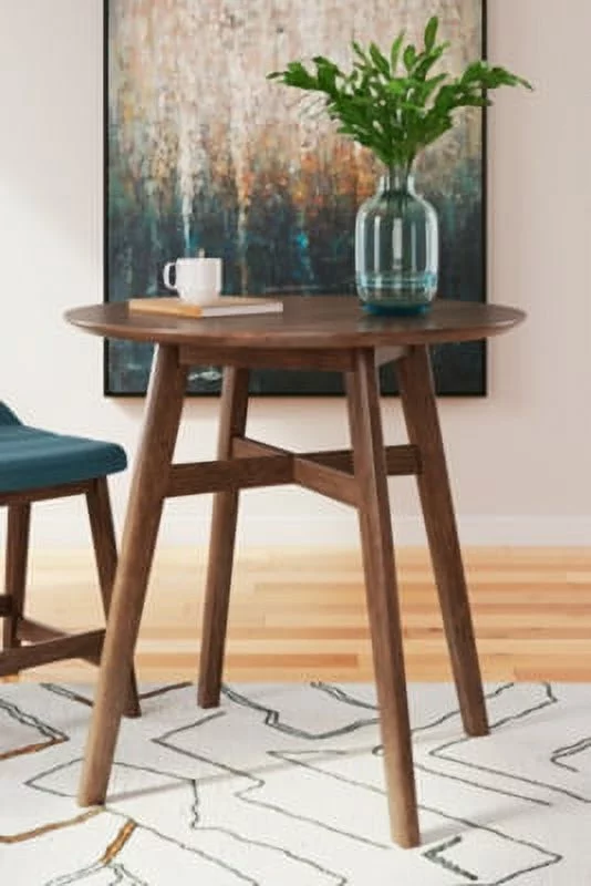 Signature Design by Ashley Contemporary Lyncott Counter Height Dining Table Brown