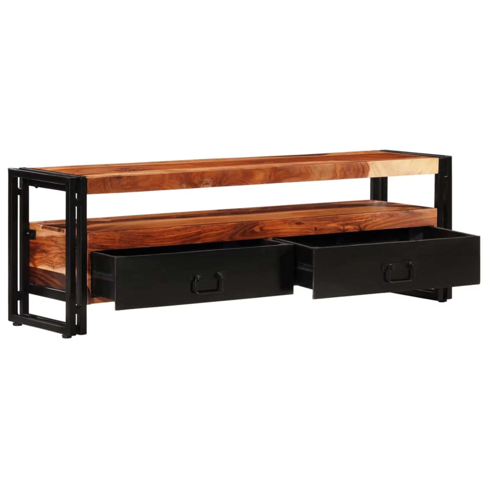 Carevas TV Cabinet 47.2"x11.8"x15.7" Solid Sheesham Wood