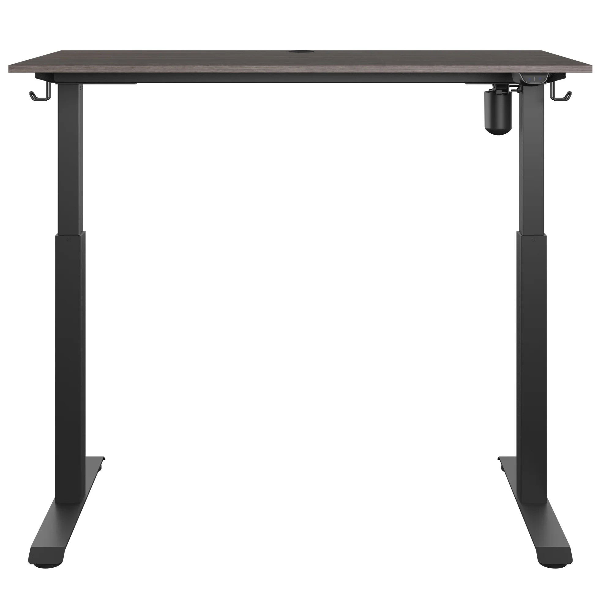 Twin Star Home Adjustable Height Desk - Ash Gray Oak