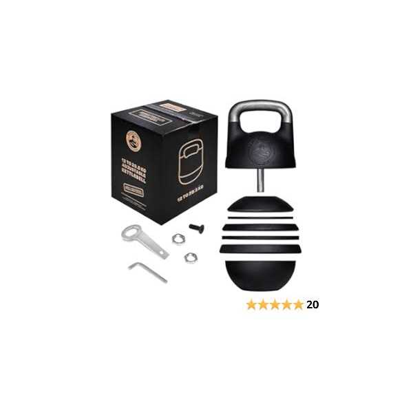 Bells of Steel Adjustable Kettlebell Upgraded Version Kettlebell Adjustable Steel Shell - Sports Supplies Online Store