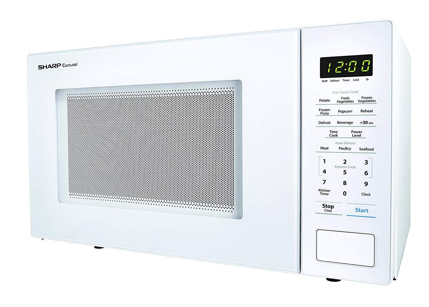 Sharp Carousel Countertop Microwave Oven in White