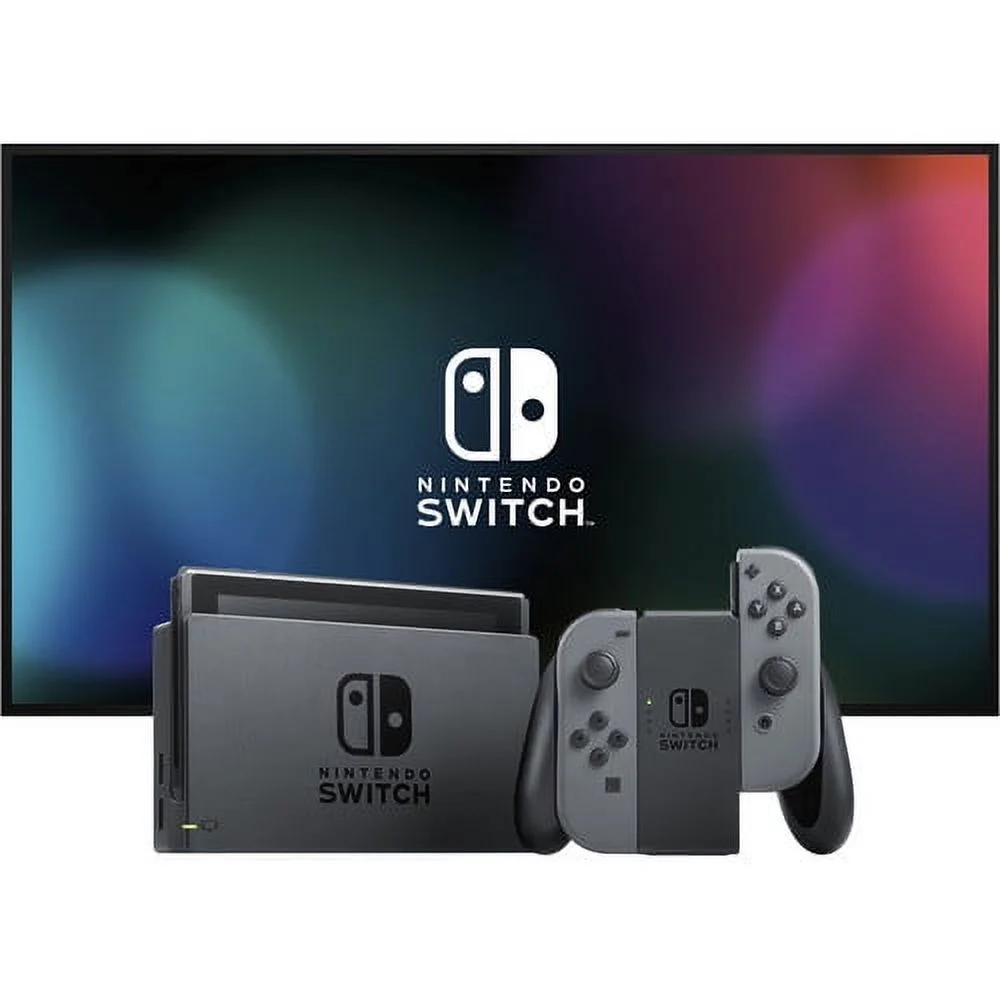 Nintendo Switch (Gray) Gaming Console with Legend of Zelda Skyward Sword HD