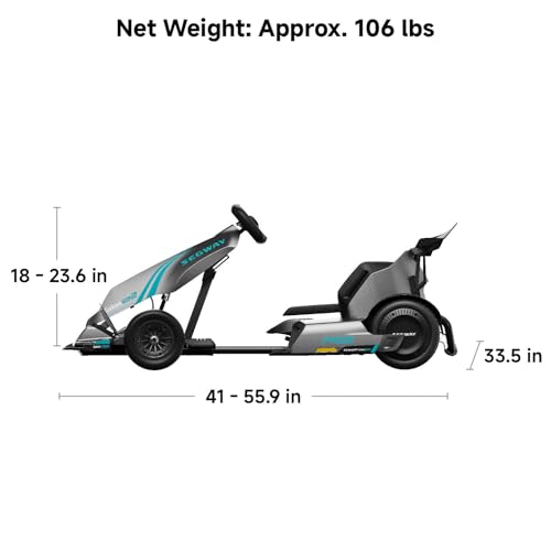 Segway Ninebot Gokart Pro and Gokart Pro 2, Electric Go Kart with Enhanced Safety Features, High-Speed Racing and Immersive Gaming Combo