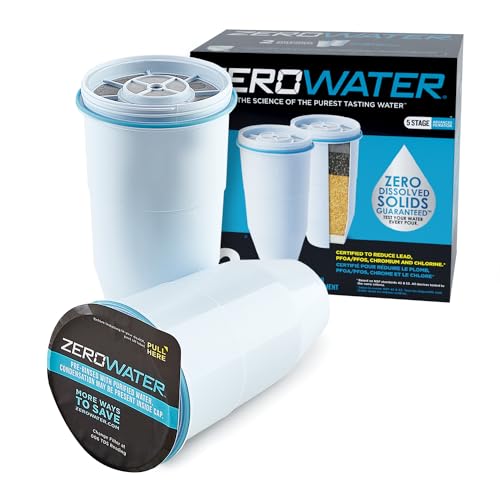 ZeroWater water filter Replacement, NSF Certified to Reduce Lead, Other Heavy Metals and PFOA/PFOS,