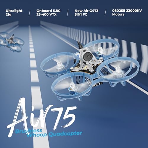 BETAFPV Air75 Brushless Whoop Quadcopter, Ultralight 1S 75mm Micro Whoop Drone with C03 FPV Camera