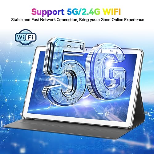Latest Android 13 Tablet, Octa-Core Processor+128GB+16(8+8 Expand) GB, 10.1 inch Tablet with 8000mAh Battery, 1280x800 HD Screen, 5G WiFi