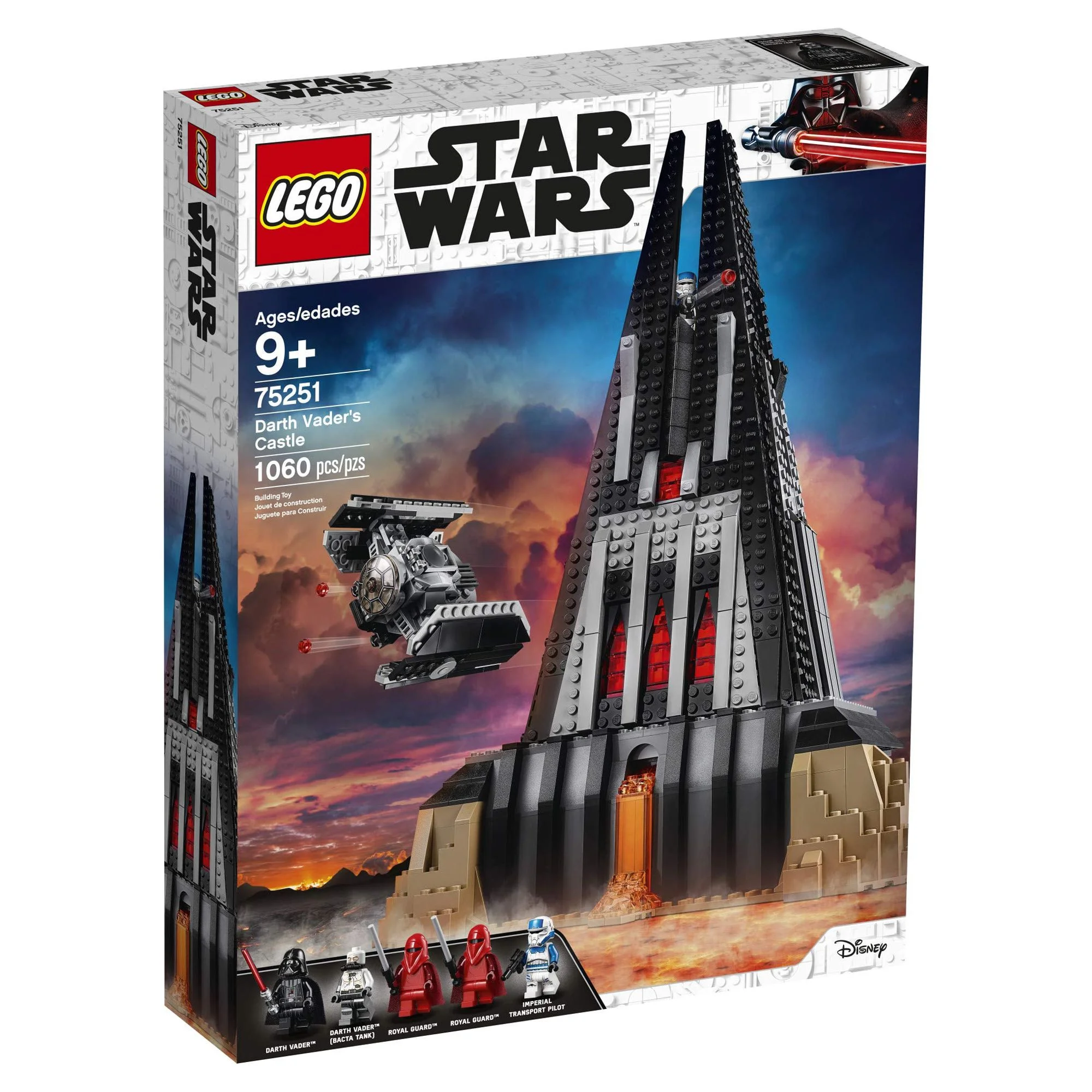 LEGO Star Wars Darth Vaders Castle 75251 Building Kit (1060 Pieces)