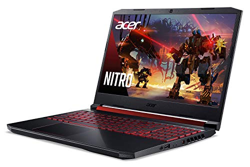 Acer Nitro 5 Gaming Laptop, 9th Gen Intel Core i5-9300H, NVIDIA GeForce GTX 1650, 15.6" Full HD IPS Display, 8GB DDR4, 256GB NVMe SSD, Wi-Fi 6