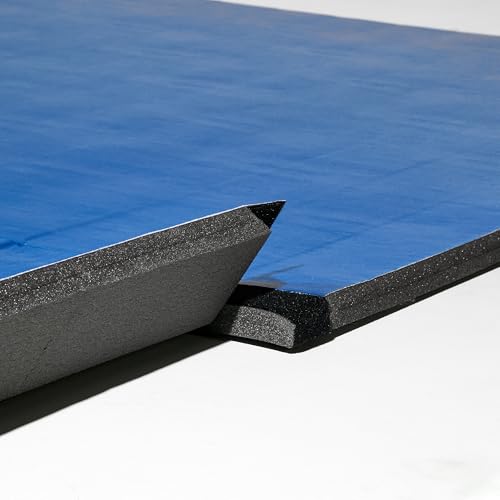 Dollamur 10’x10’x1.25” Wrestling Mat, Black, Home Workouts, Exercise, FLEXI-Connect®
