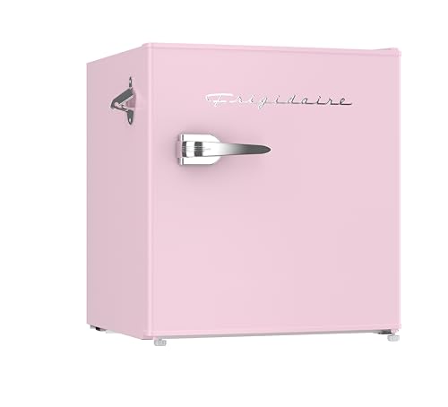 Frigidaire EFR176 Retro Compact Fridge with Chiller Mini Refrigerator with Built-in Bottle Opener for Office, Bedroom, Dorm Room or Cabin