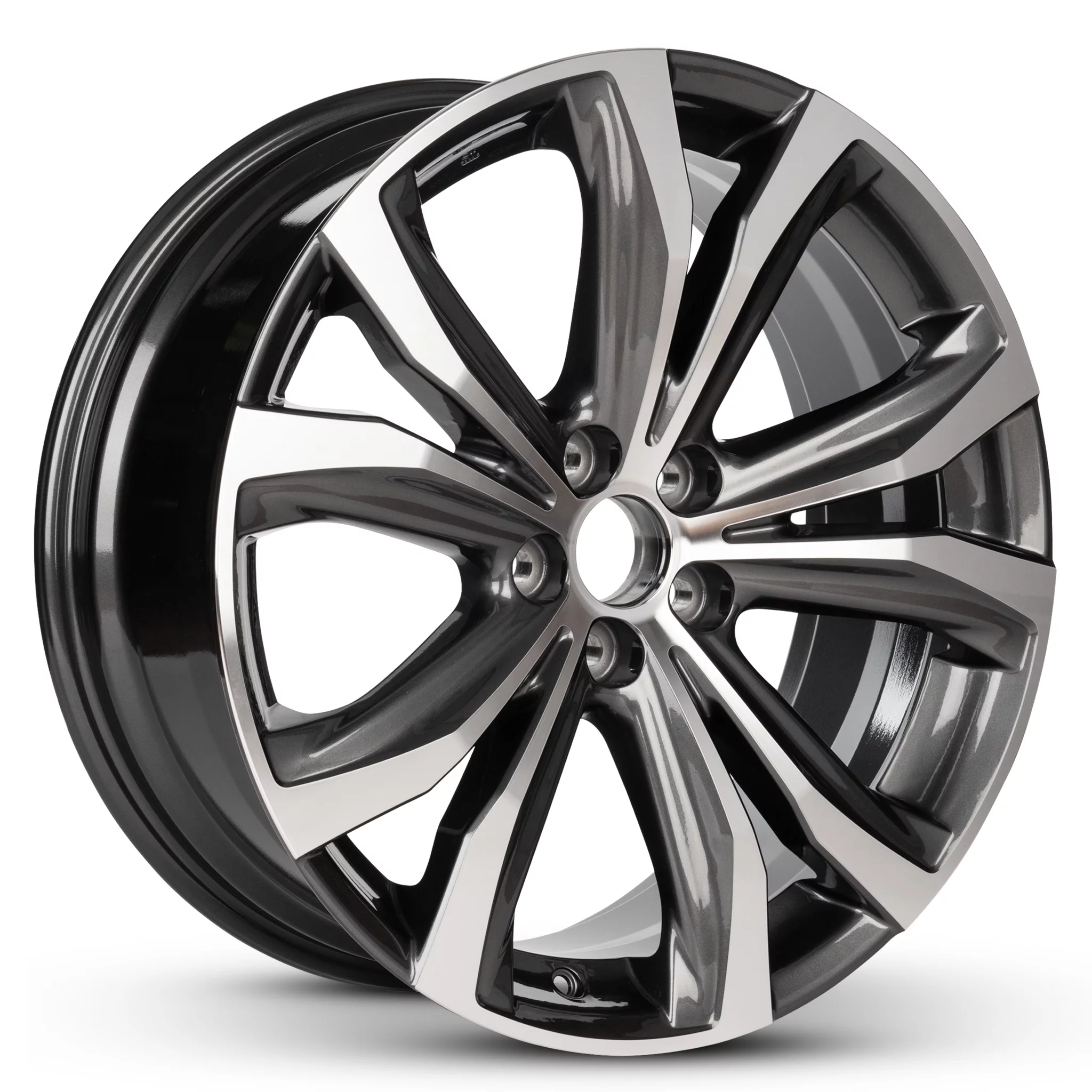 For 2016-2022 Lexus RX350 20 Inch Machined Face with Painted Inlay Charcoal Rim - OE Direct Replacement - Road Ready Car Wheel