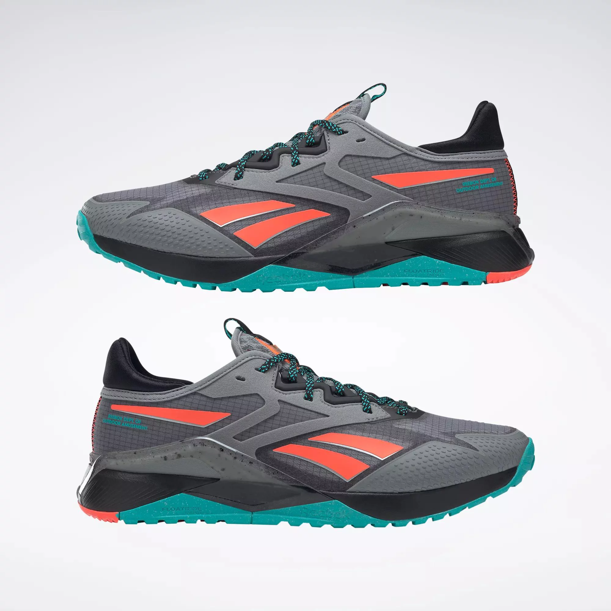 Mens Reebok NANO X2 TR ADVENTURE Shoe Size: 10.5 Pugry5 - Cblack - Clatea Cross Training