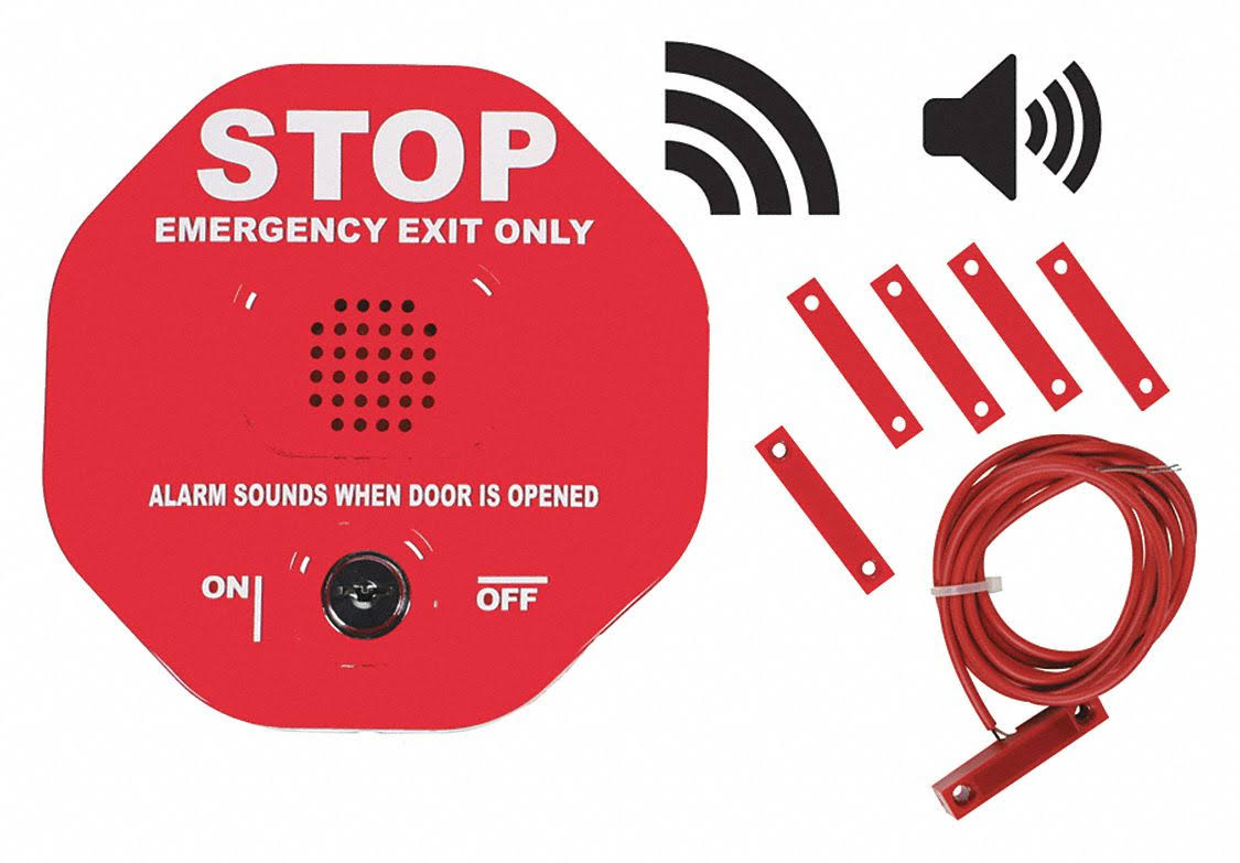 STI-6402WIR STI Wireless Exit Stopper Multifunction Door Alarm for Double Door