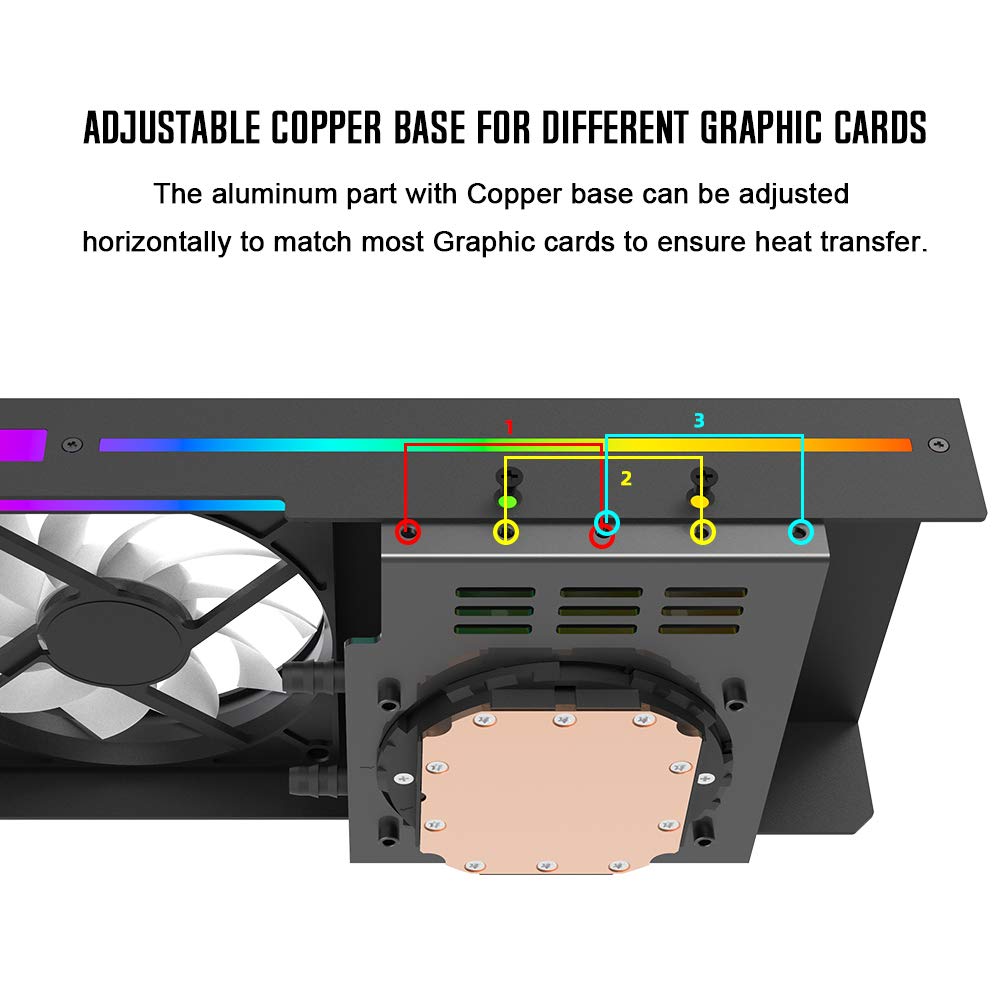 ID-COOLING ICEFLOW 240 VGA Graphic Card Cooler 240mm Water Cooler GPU VGA Cooler Compatible with RTX 20XX Series/GTX 10XX Series /900 Series/AMD RX
