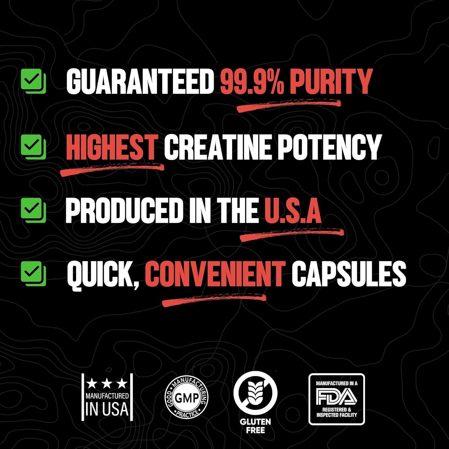 Huge Supplements Creatine Monohydrate Pills, 5g Per Serving, Clinically Dosed to Support Lean Muscle Growth, Recovery & Performance