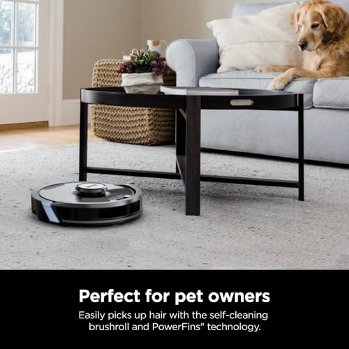 Shark Matrix Plus 2 in1 Robot Vacuum & Mop with Sonic Mopping, Matrix Clean, Home Mapping, HEPA Bagless Self Empty Base, CleanEdge, for Pet Hair
