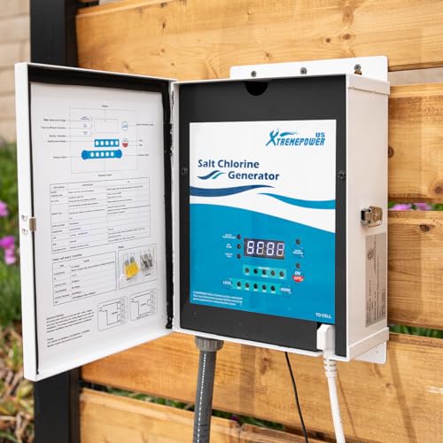 XtremepowerUS Pool Chlorine Generator Salt Chlorinator Flow Switch Plumbing Complete System