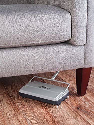 Fuller Brush Electrostatic Carpet Sweeper Silver 17034