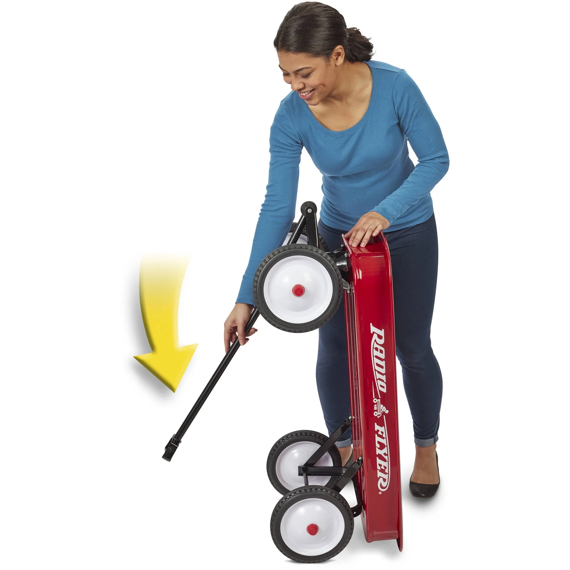 Radio Flyer, Classic Red Wagon, 10 inch Steel Wheels