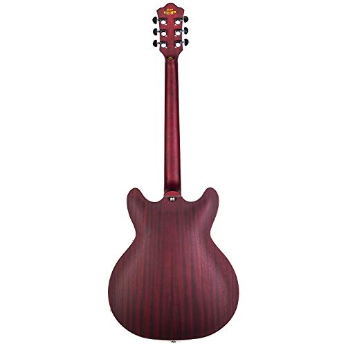 GROTE Electric Guitar Semi-Hollow Body Guitar matte finished P90 (Grey)