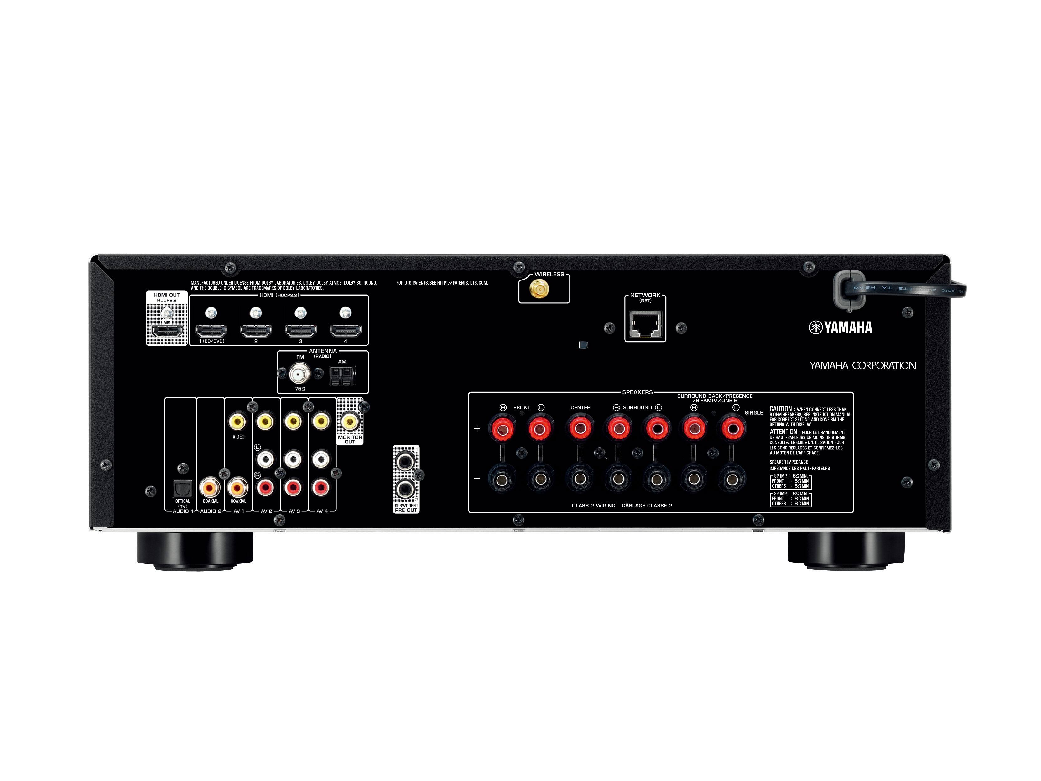 Yamaha 7.2-Channel Network A/V Receiver RX-V581
