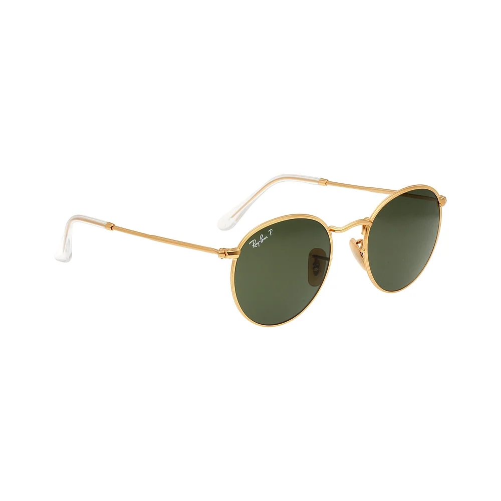 Ray-Ban Round Metal Frame Green Classic Lens Unisex Sunglasses RB3447 - Radiant Selections
