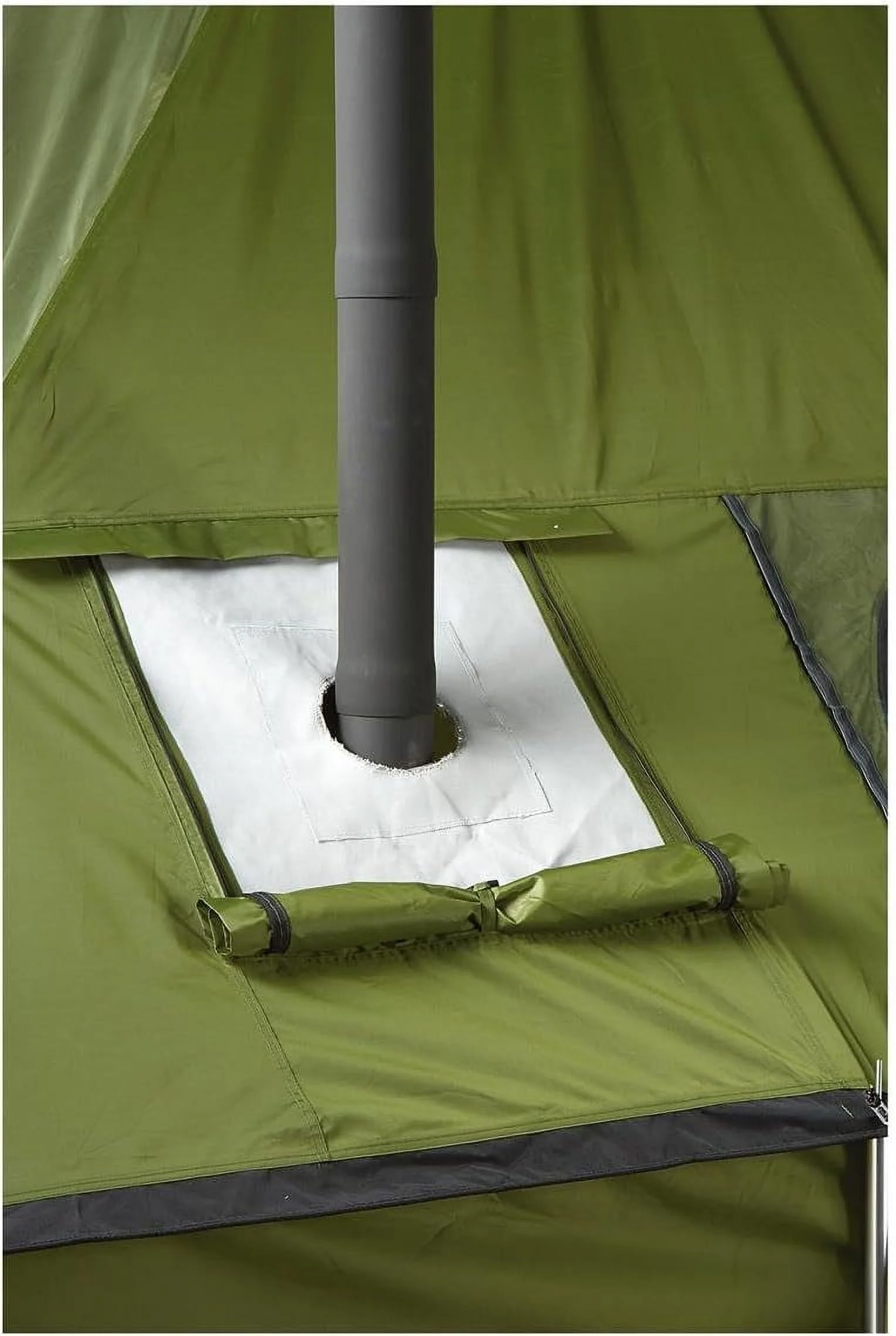 Guide Gear Outdoor Wood Burning Stove, Portable with Chimney Pipe for Cooking, Camping, Tent, Hiking, Fishing, Backpacking