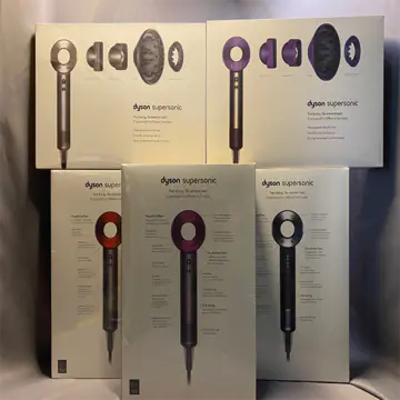 Dyson Ion Hair dryer, 1800W professional hair dryer (with powerful AC motor), anion technology, 3 hot 2 cold, 2 nozzles and 1 diffuser
