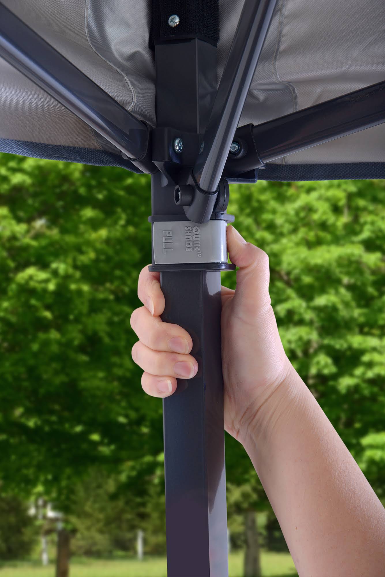Quik Shade Summit SX100 10 x 10& Straight Leg Canopy - Blue