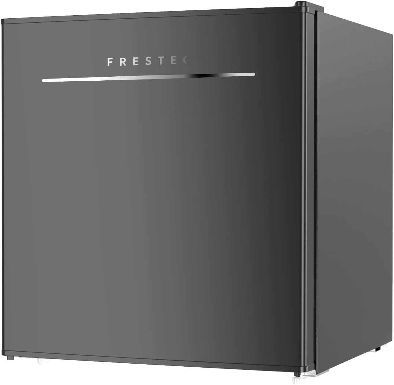 Frestec 1.6 Cu.Ft Mini Fridge with freezer, Compact Refrigerator with Freezer, 6 Adjustable Temperature, 37 dB Low Noise, Reversible Door
