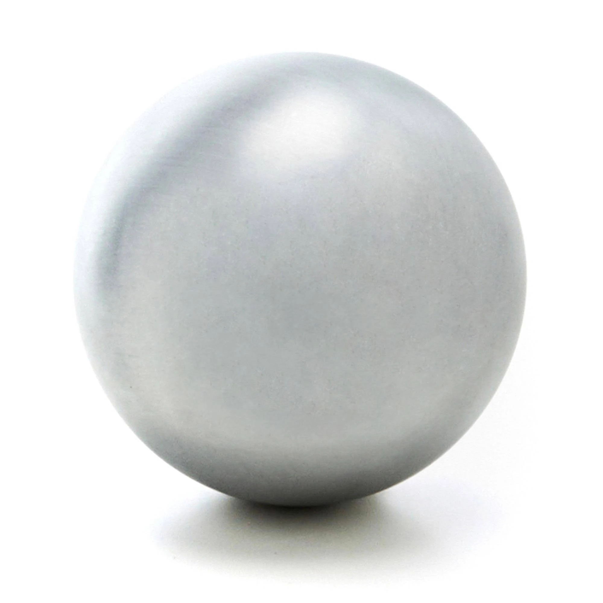 Geologic Petanque Boules Semi-Soft Competition (3) in Silver, Size 75mm 720 Grooved