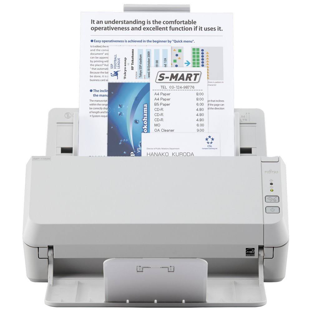 Fujitsu SP-1130N 600 x 600 dpi ADF Scanner Grey A4