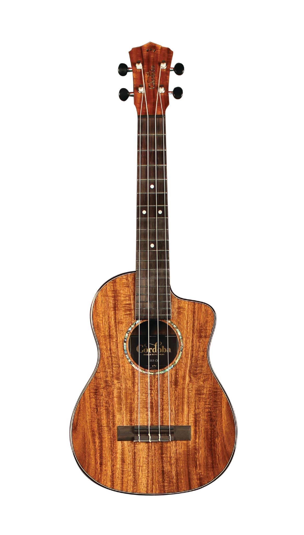Cordoba 35T-CE Tenor Acoustic-Electric Ukulele - Megean