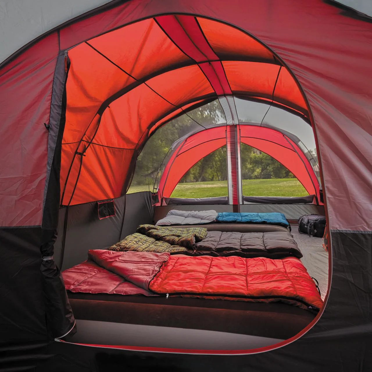 Ozark Trail 10-Person Tunnel Tent, with Vestibule for Gear Storage - Radiant Selections
