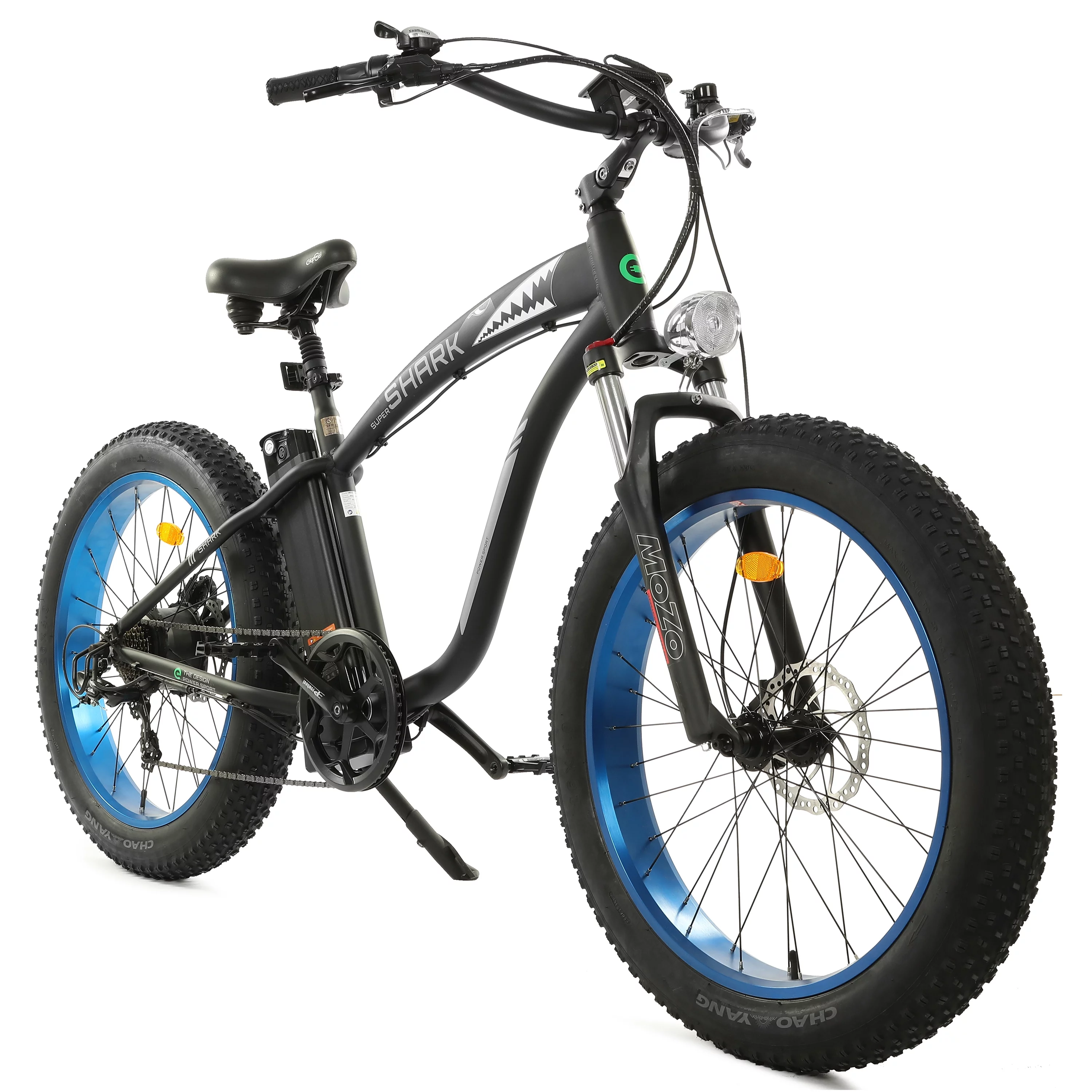 ECOTRIC Electric Bike Fat Tire 26" for Adults UL Certified Powerful Aluminum Frame Suspension Fork Beach Snow Mountain Electric Bicycle 750 W Motor
