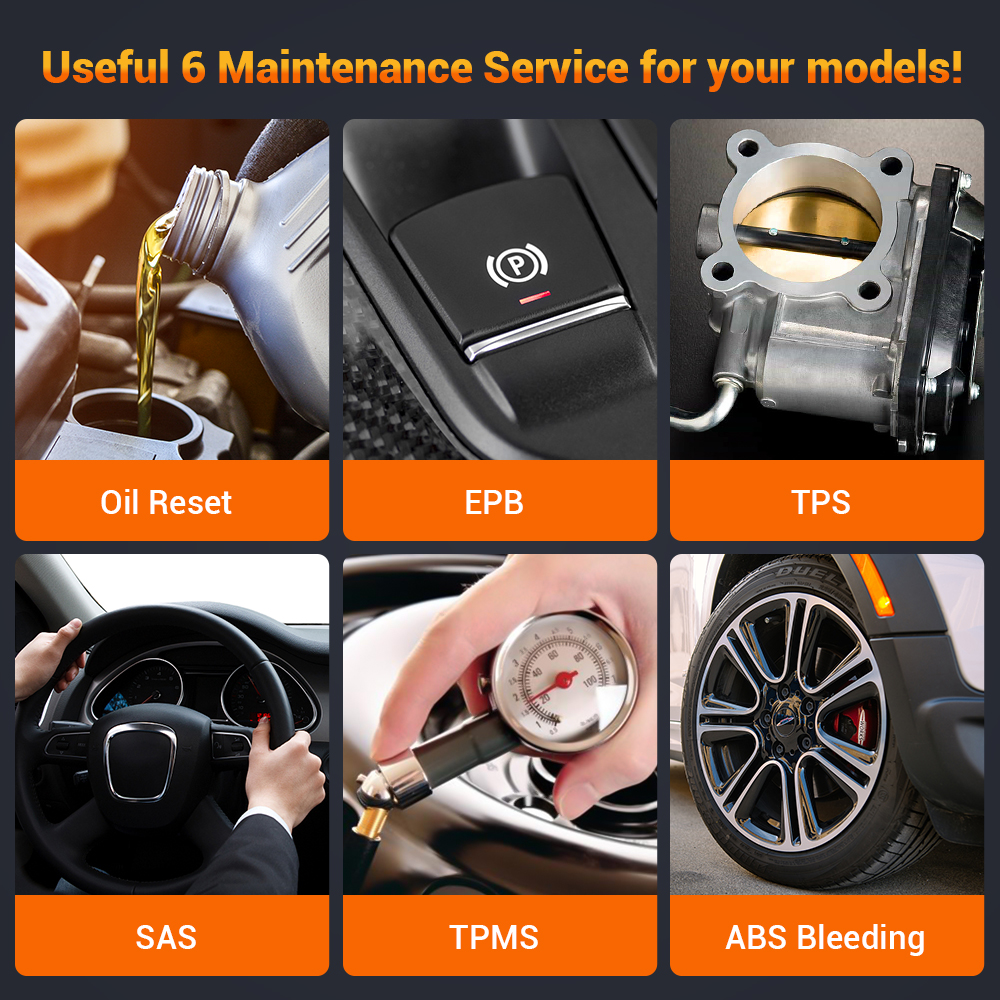 FOXWELL NT716 OBD2 Scanner Code Reader ABS Bleed Scan Diagnostic Tool SRS Transmission Engine Scanner Car Tool EPB TPMS SAS TPS Oil Reset