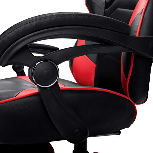 RESPAWN 110 Pro Gaming Chair - Gaming Chair with Footrest, Reclining Gaming Chair, Video Gaming Computer Desk Chair, Adjustable Desk Chair