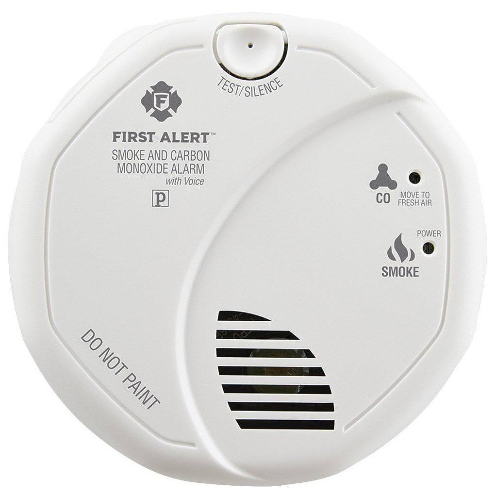 First Alert Combination Smoke & Carbon Monoxide Alarm with Voice & Location