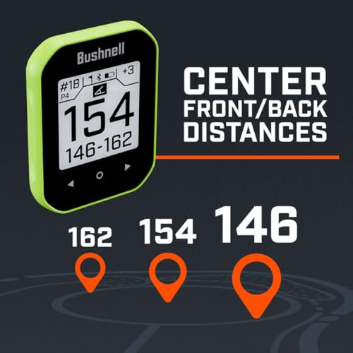 Bushnell Golf Phantom 3 Slope GPS Handlheld (Green) | 38,000+ Courses, Slope Compensation, Hazard Info, Distance Calculator, Scorekeeping