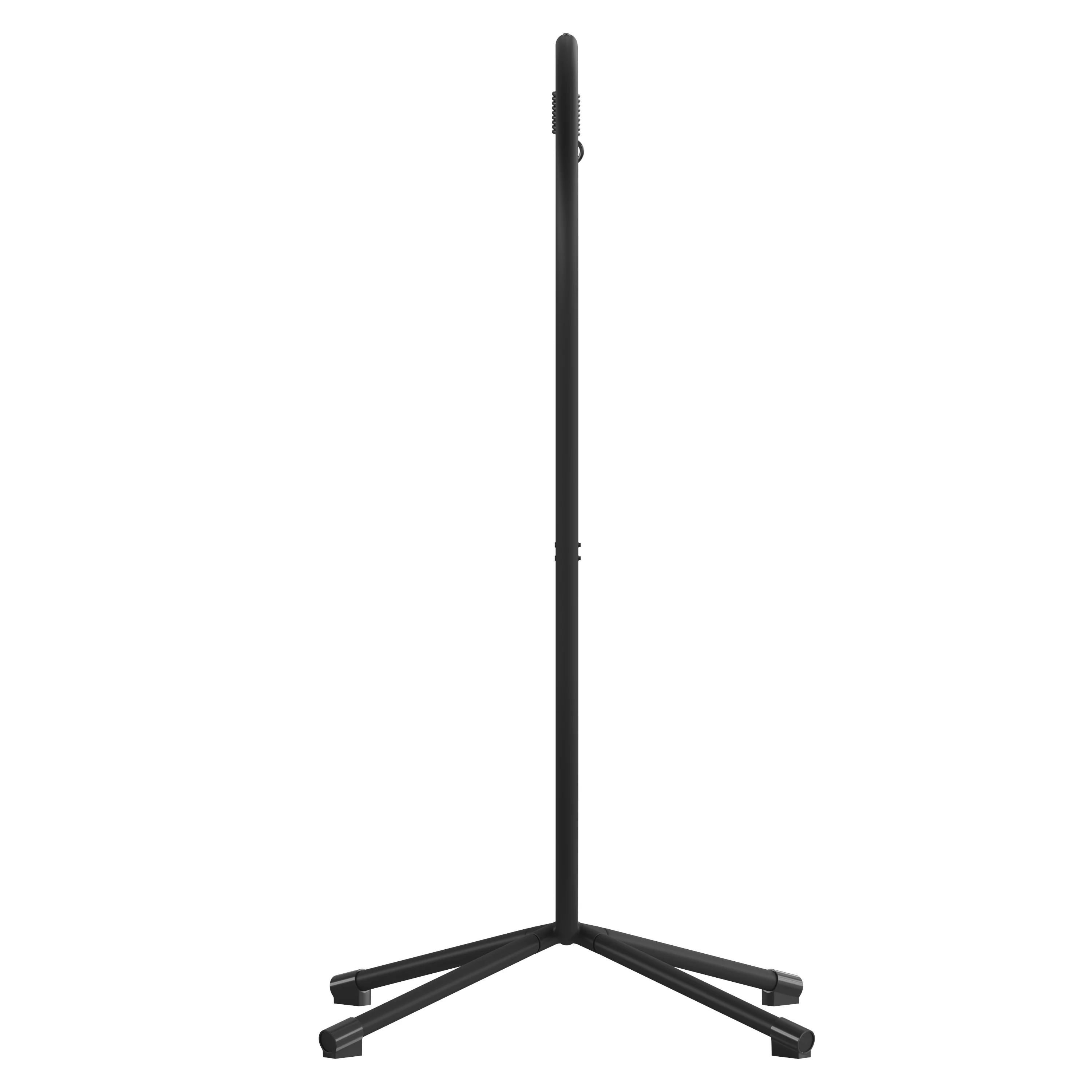 Flash Furniture Harvo Heavy Duty Commercial Grade All-Weather Hanging Hammock Chair C-Stand with Steel Offset Base and Hardware, 360 Degree Rotation