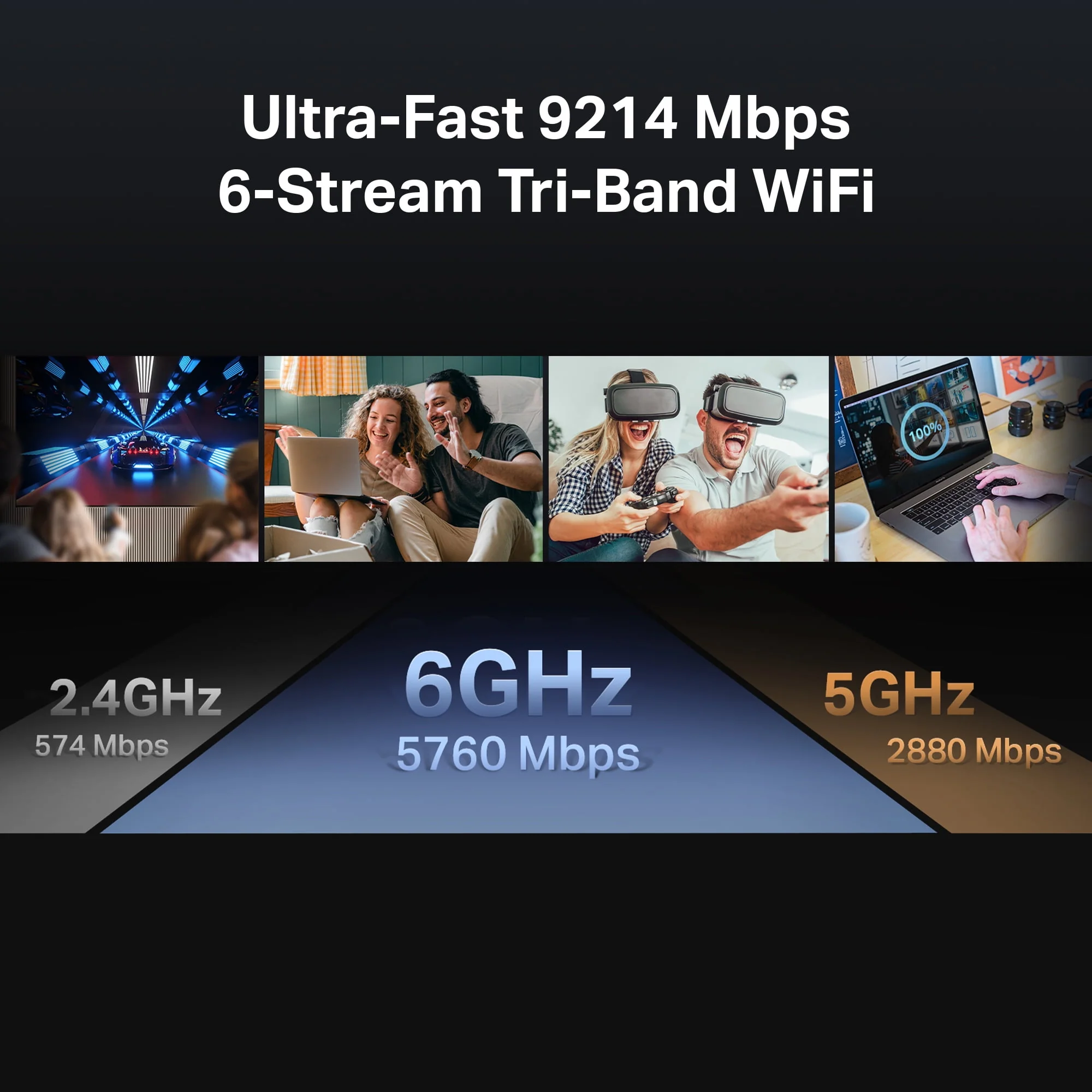 TP-Link Archer BE9300 Router | Tri-Band WiFi 7 Wireless Router | up to 9.2 Gbps Speeds | Easy Setup | Parental Controls