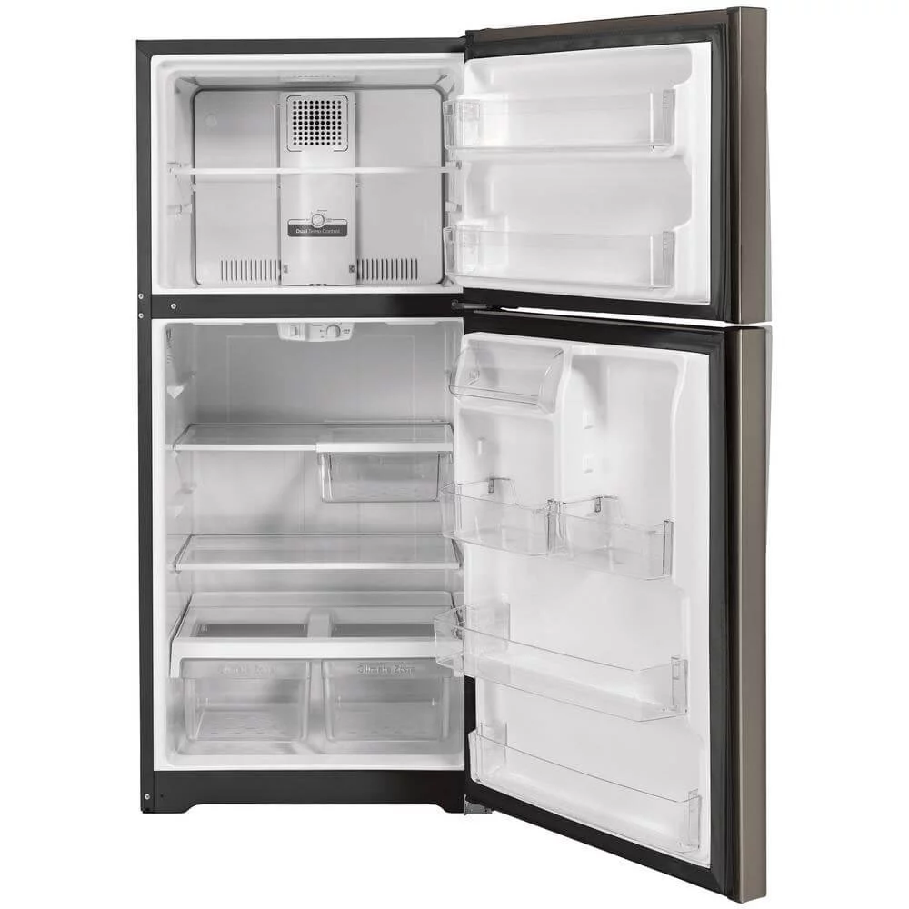 GE GTS22KMNRES 21.9 Cu. Ft. Slate Top Freezer Refrigerator