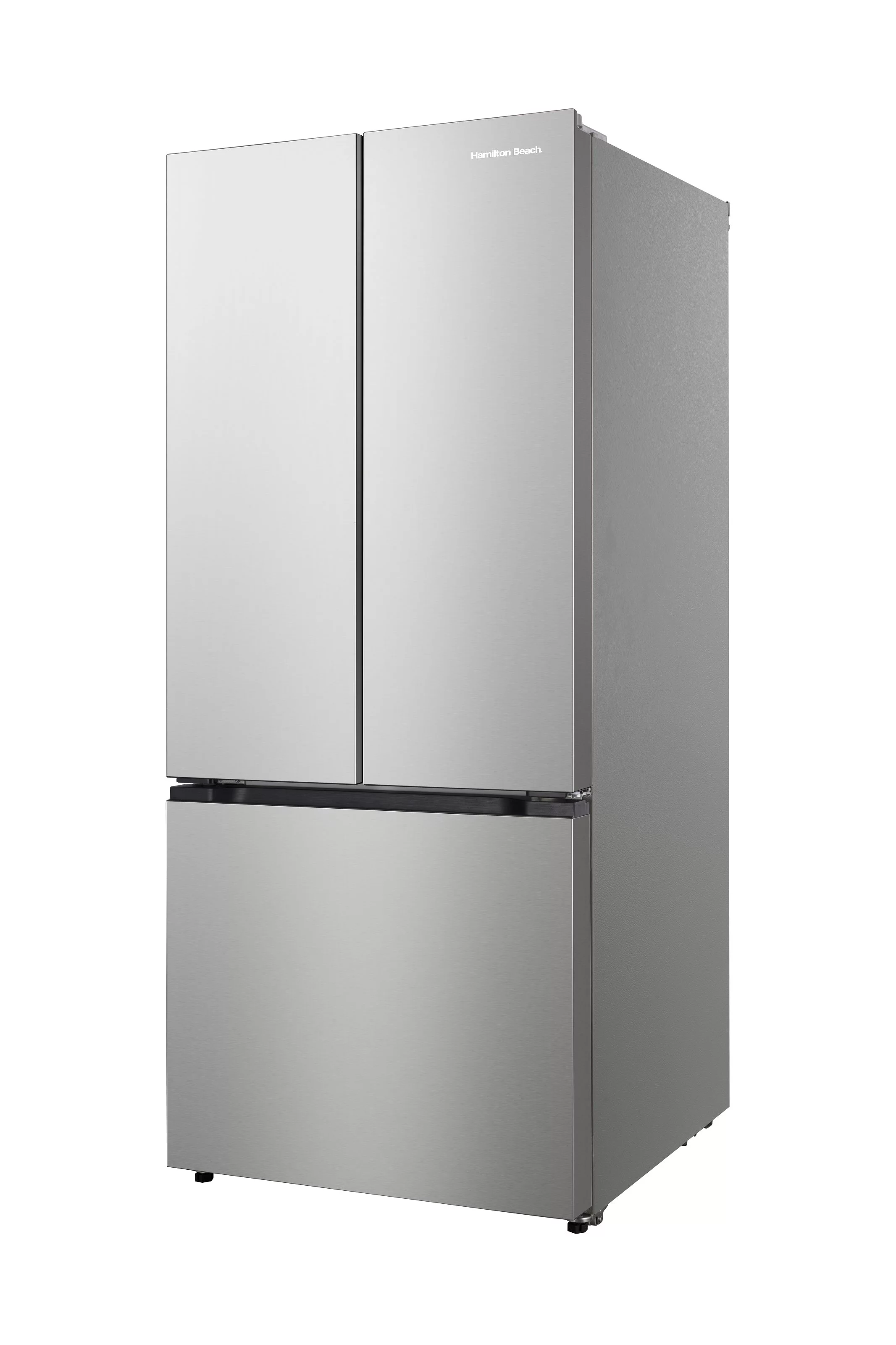 Hamilton Beach, 17.7 Cu. Ft. French Door Refrigerator, Freestanding Installation, Platinum Silver, HZ0771