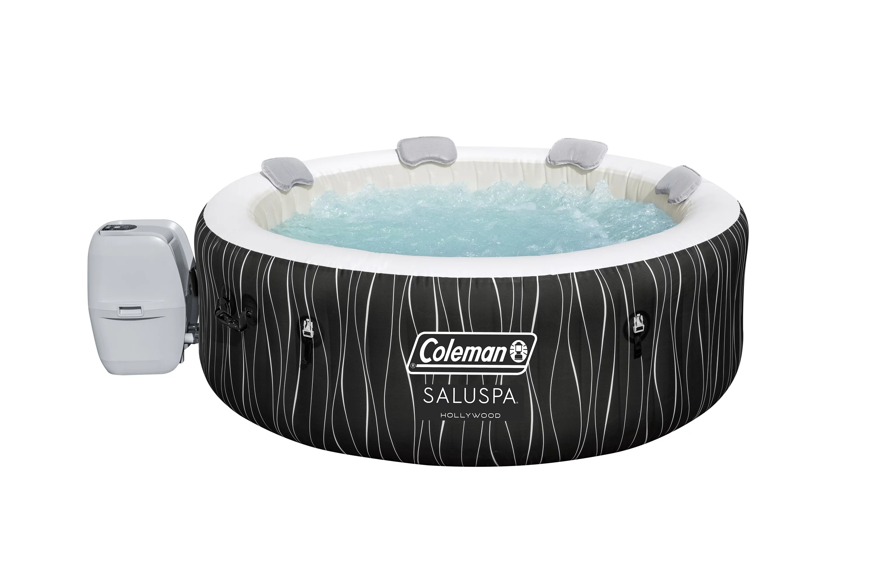 Coleman Hollywood Luxe AirJet 240 gal. Winter Inflatable Hot Tub with LED Lights, Maximum Temperature of 104˚F