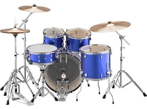 Yamaha Rydeen 5pc Shell Pack with 22" Bass Drum, Black Glitter