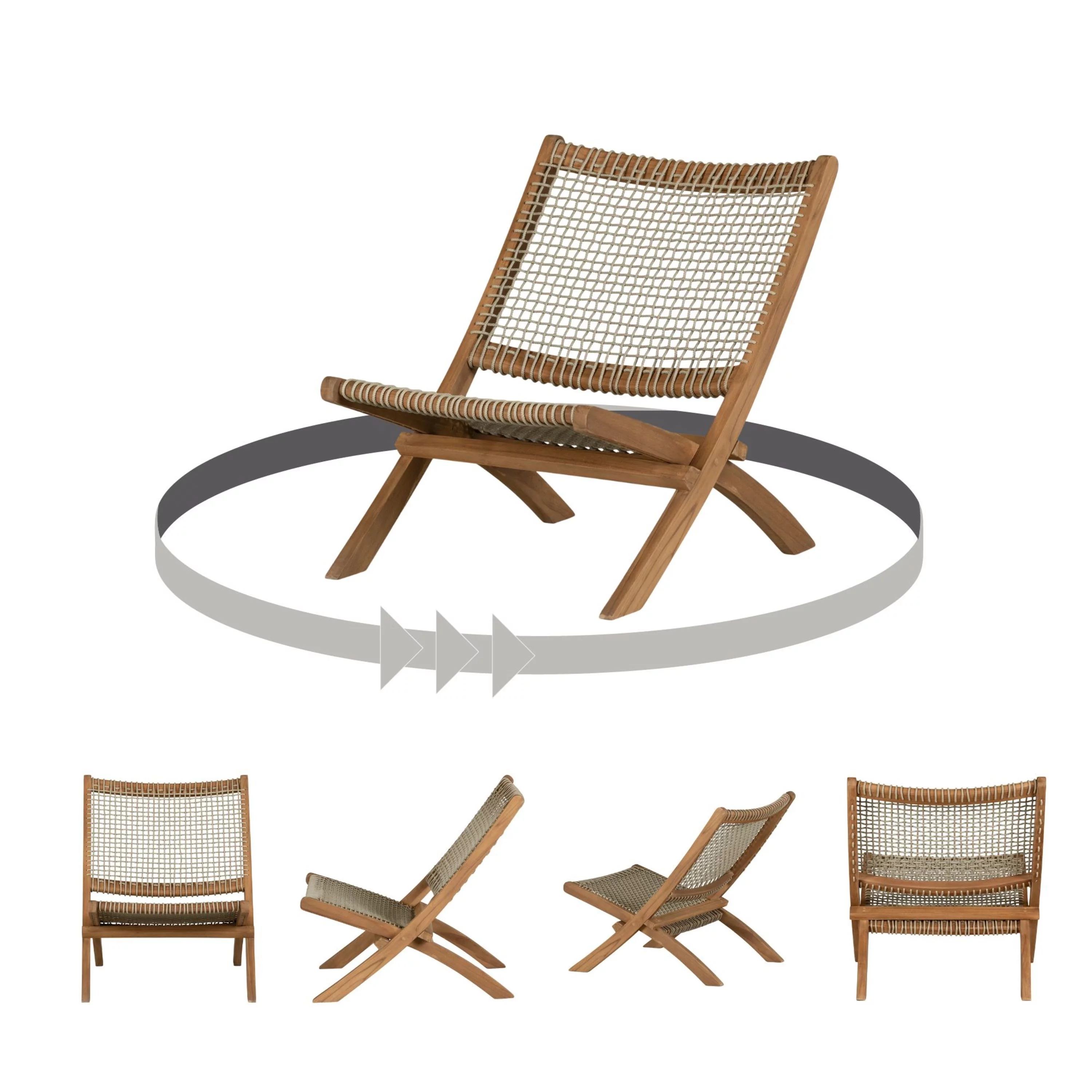 South Shore Balka, Bohemian Harmony Chair,  Beige