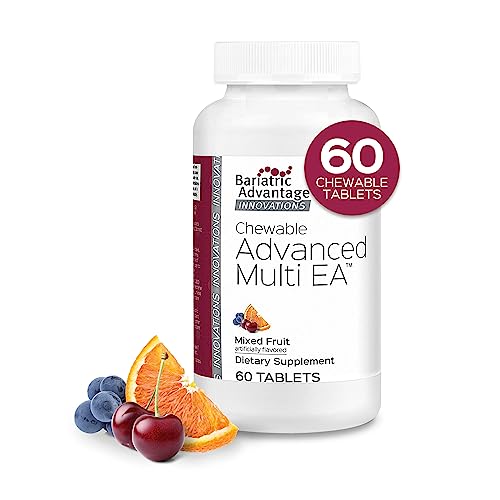 Bariatric Advantage Chewable Advanced Multi EA, High Potency Daily Multivitamin for Bariatric Surgery Patients Including Gastric Bypass