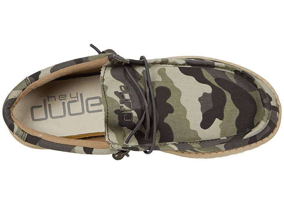 Hey Dude Men&s Wally Canvas Camo - 9 M